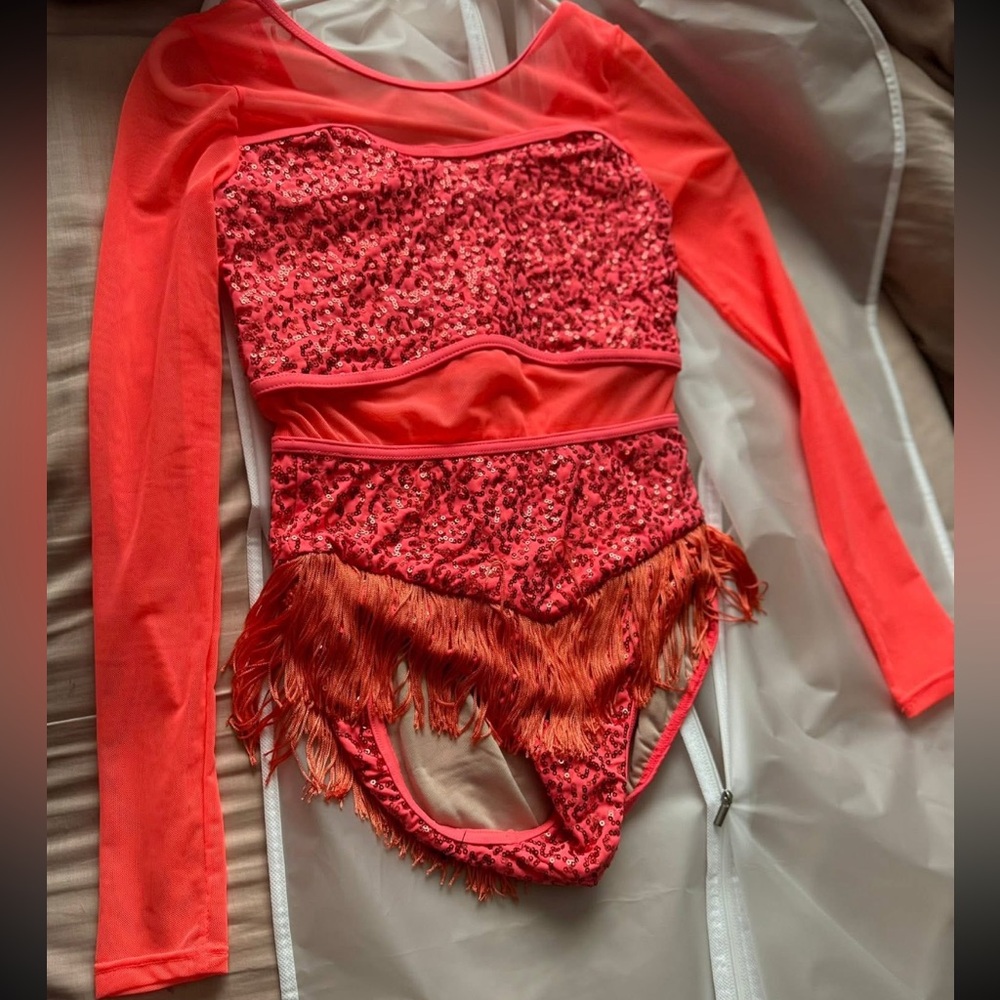 Weissman Red Sequin Kids Costume